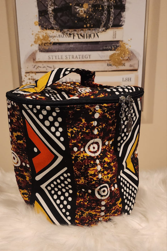 African Fabric Make-up Bag
