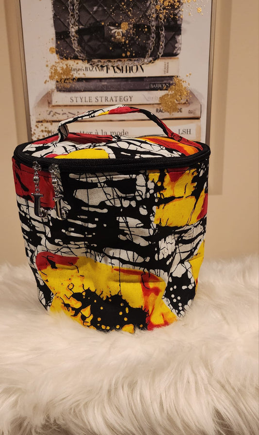 African Fabric Make-up Bag