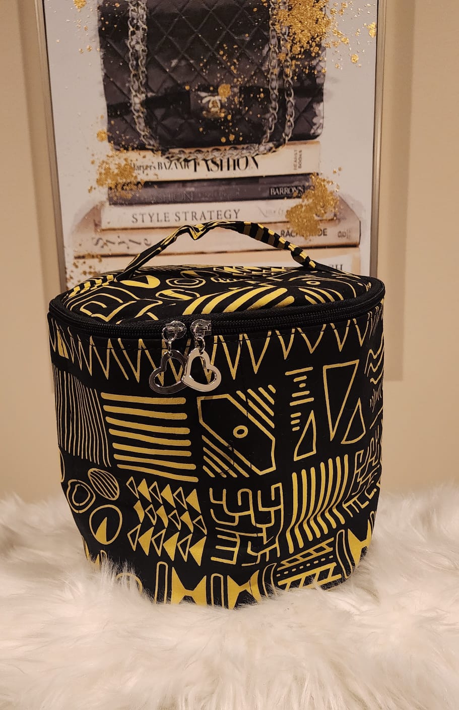 African Fabric Make-up Bag